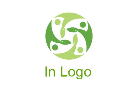 leaf people community logo