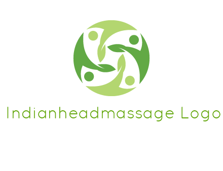 leaf people community logo