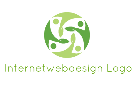 leaf people community logo