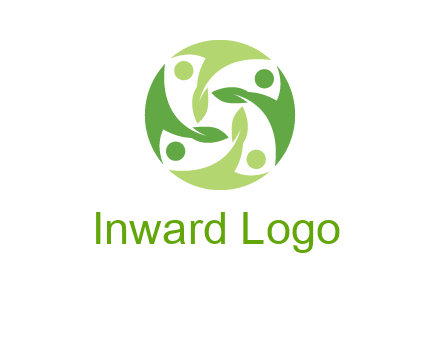 leaf people community logo