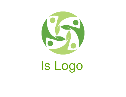 leaf people community logo