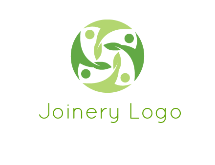 leaf people community logo