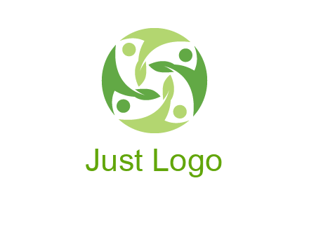 leaf people community logo