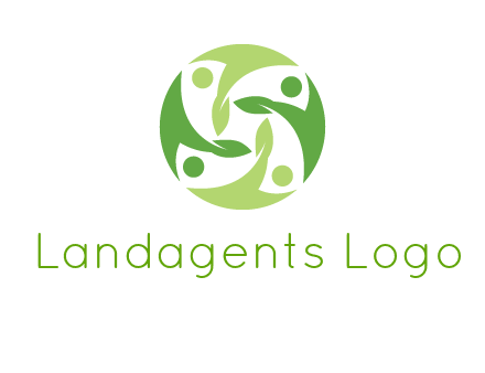 leaf people community logo