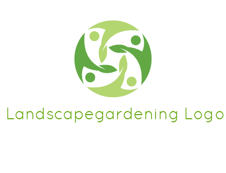 leaf people community logo