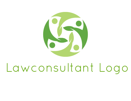 leaf people community logo