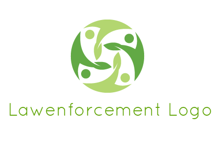 leaf people community logo