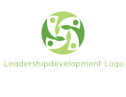 leaf people community logo