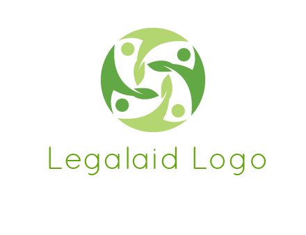 leaf people community logo