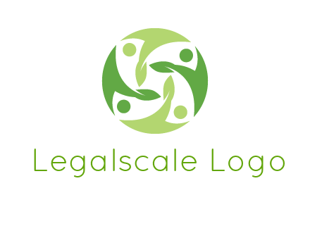 leaf people community logo