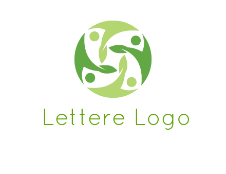 leaf people community logo