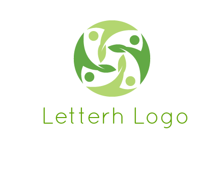 leaf people community logo