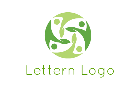 leaf people community logo