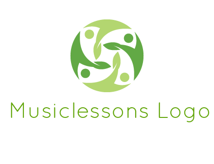 leaf people community logo