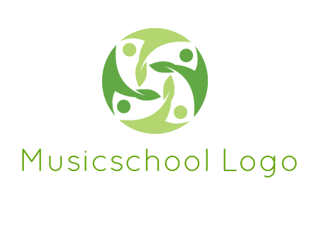 leaf people community logo