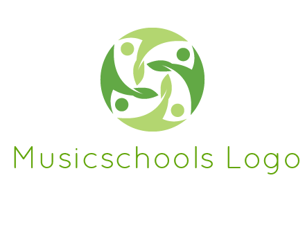 leaf people community logo