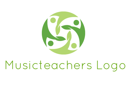 leaf people community logo