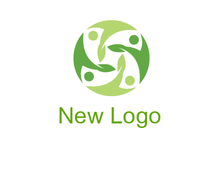 leaf people community logo