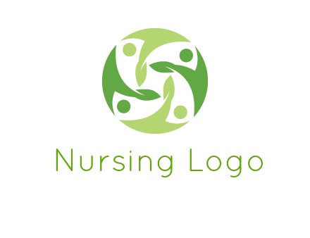 leaf people community logo