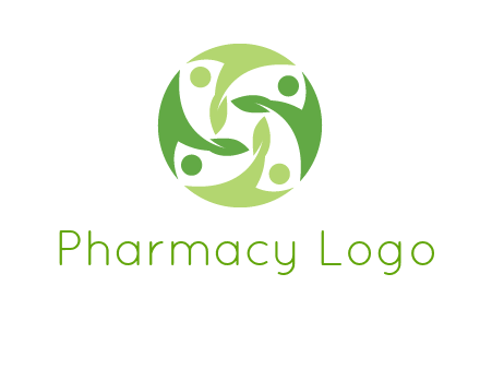 leaf people community logo