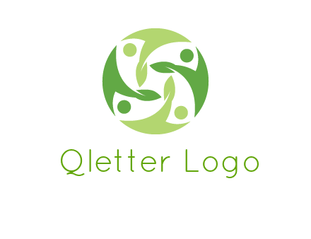 leaf people community logo