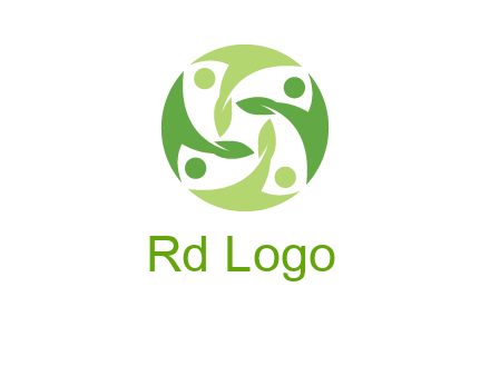 leaf people community logo