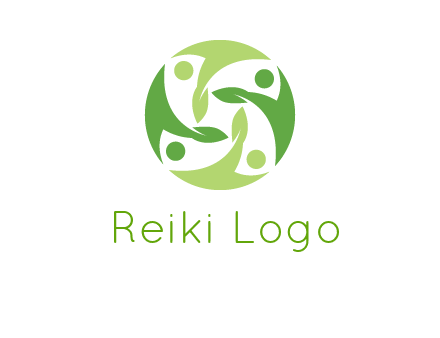 leaf people community logo