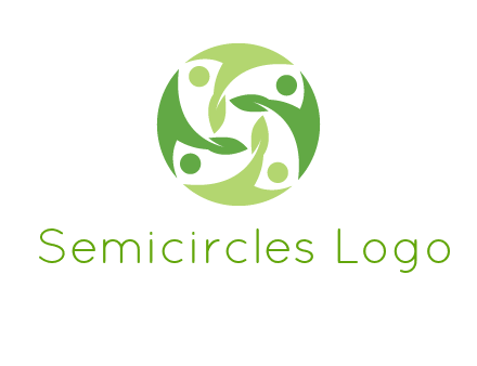 leaf people community logo