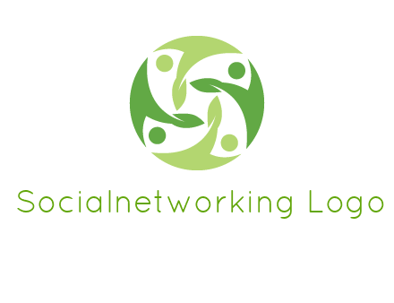 leaf people community logo