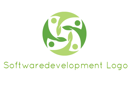 leaf people community logo