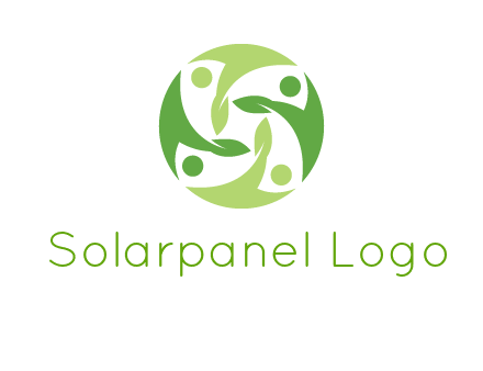 leaf people community logo