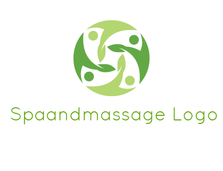 leaf people community logo