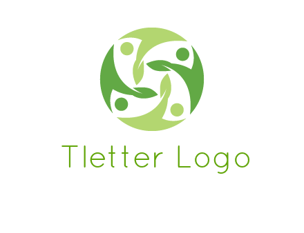 leaf people community logo