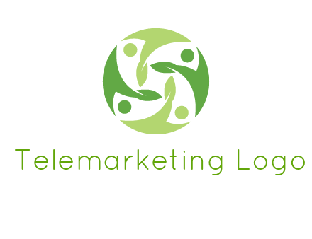 leaf people community logo