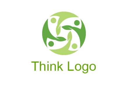 leaf people community logo