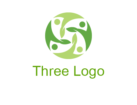 leaf people community logo