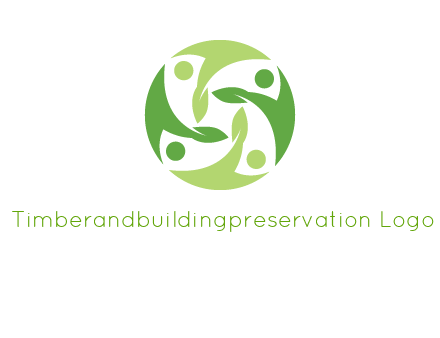 leaf people community logo