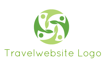 leaf people community logo
