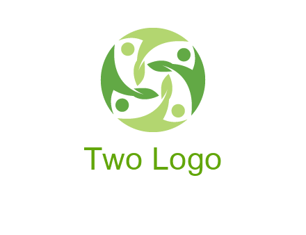 leaf people community logo