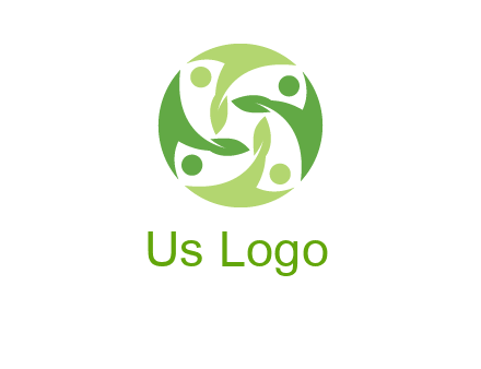 leaf people community logo