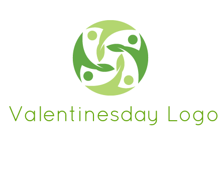 leaf people community logo