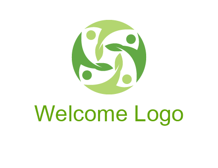 leaf people community logo