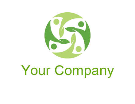 leaf people community logo