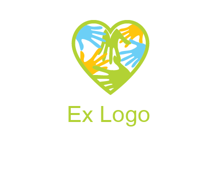 hands in heart community logo