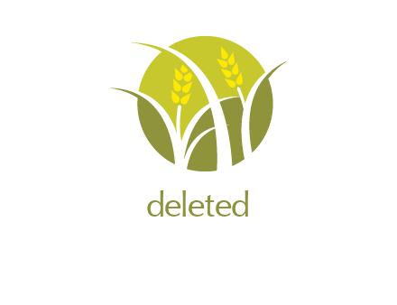 wheat stalks in colored circle logo