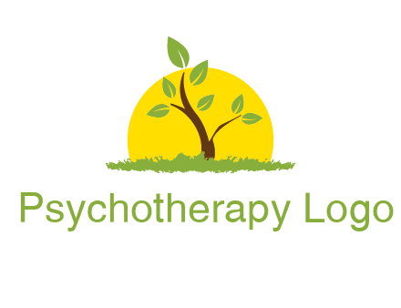 sun and plant farm logo