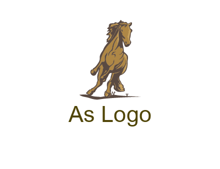 running horse illustration