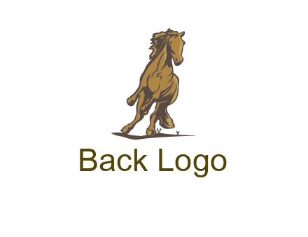 running horse illustration