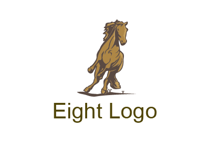 running horse illustration