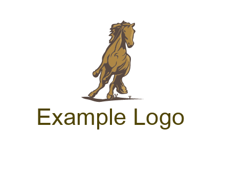 running horse illustration